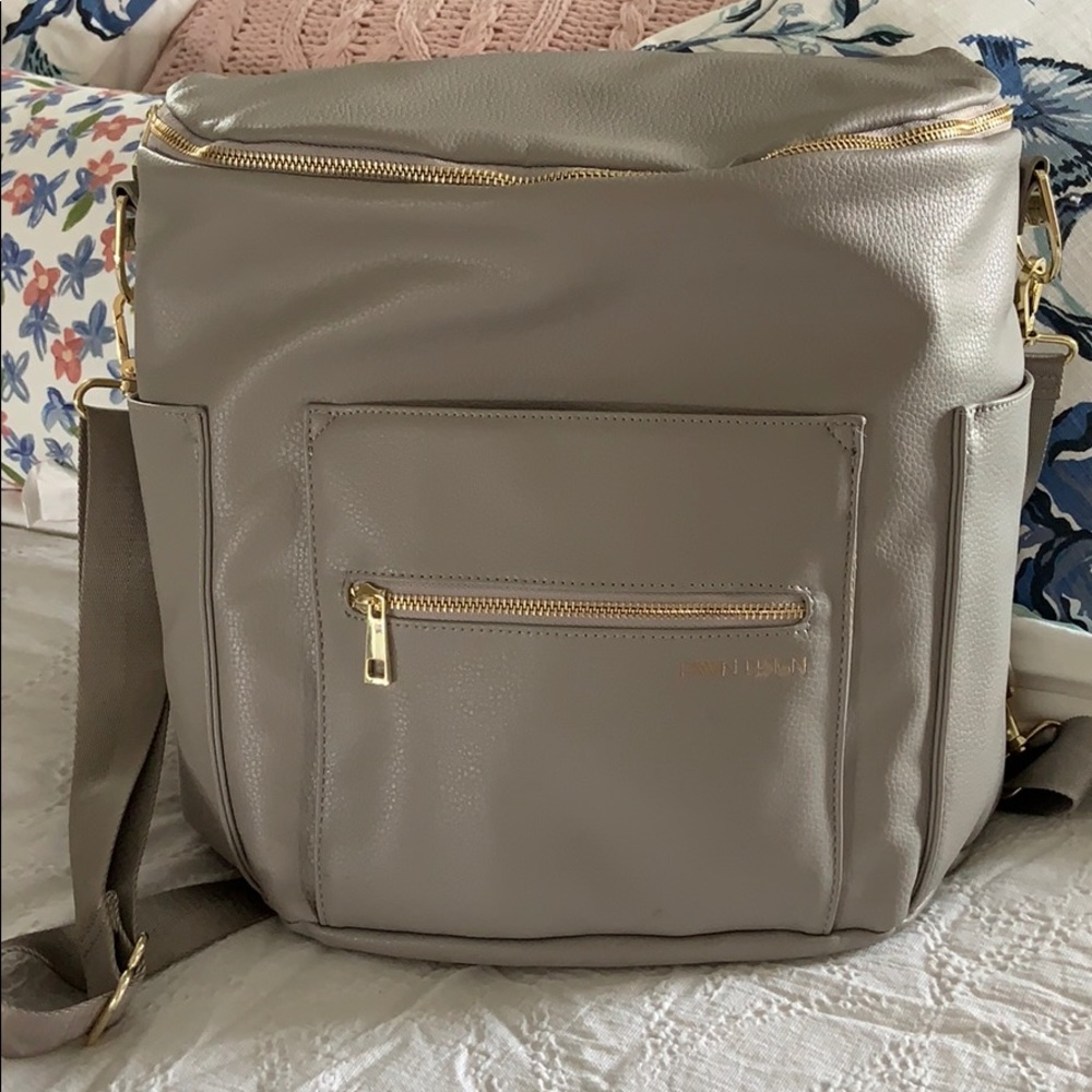 Fawn Design Original Diaper Bag-gray